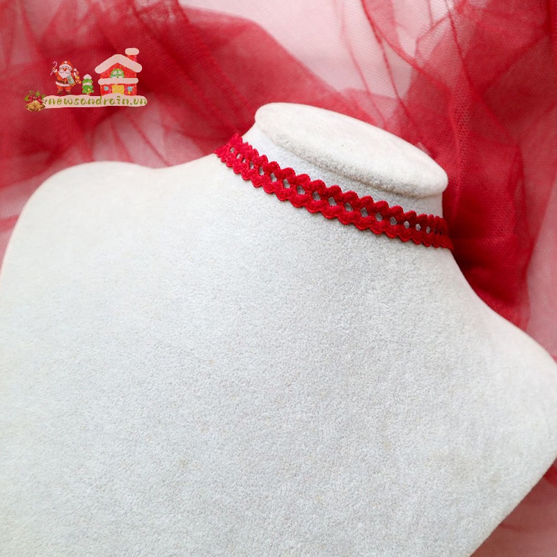 Mới Vòng Cổ choker Dây Nhung Thắt Nơ Trái Tim Chéo Quyến Rũ Cho Nữ
