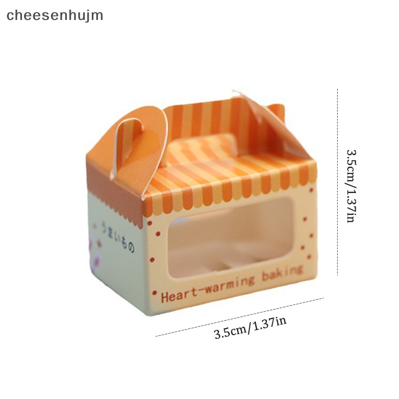 Set 3 Hộp Đựng Bánh / Món Tráng Miệng Mini Tỉ Lệ 1: 12 Trang Trí Nhà Búp Bê vn