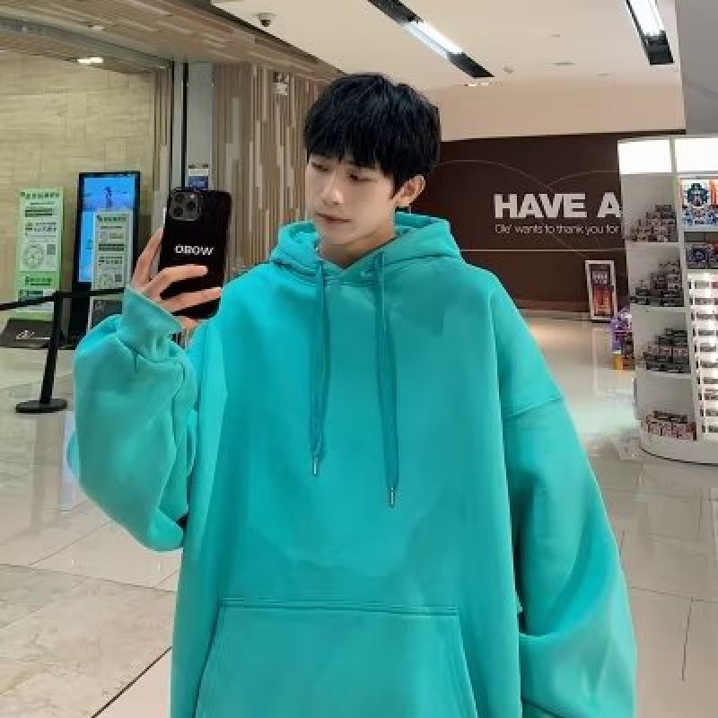 Áo hoodie Trơn Dáng Rộng plus size m-8xl unisex