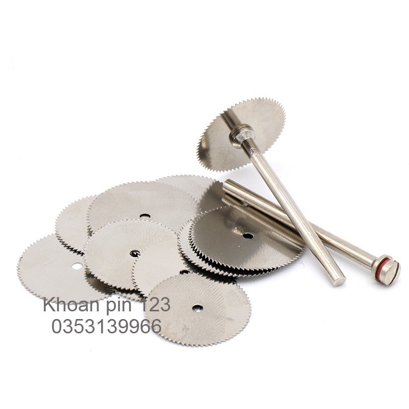 Bộ 3 Lưỡi cắt, đĩa cắt mini đa năng dùng cho máy khoan cầm tay, cán 3mm