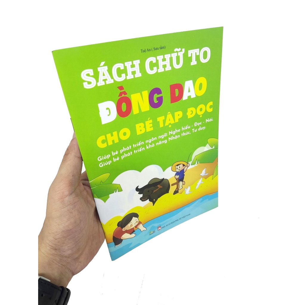 Sách Sách Chữ To Truyện Đồng Dao Cho Bé Tập Đọc