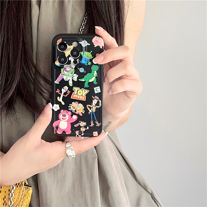 Ốp Điện Thoại Mềm Hình Gấu Hoạt Hình Cho iphone14 14pro 14promax 13 13pro 13promax 12 12pro 12promax 11