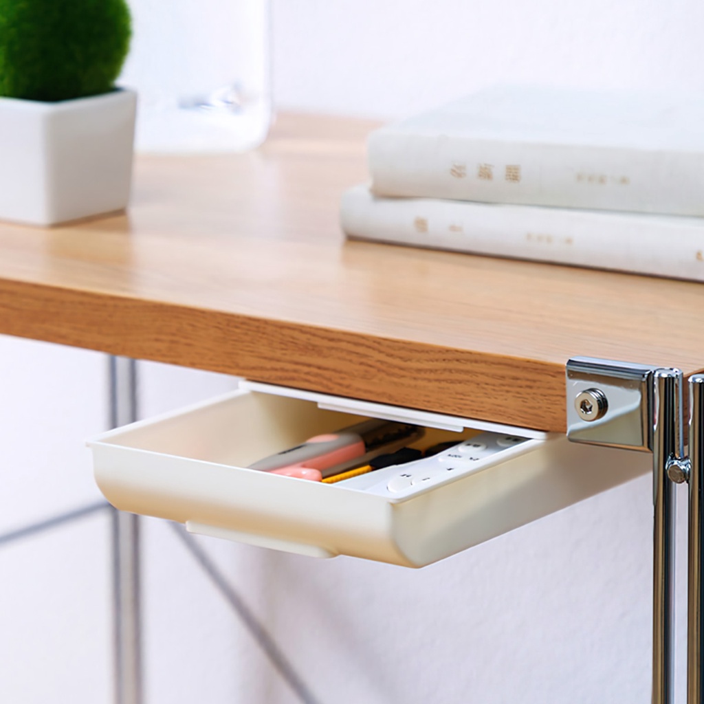 Hộc Dán Ngăn Bàn, Ngăn Kéo Bàn Mini Để Văn Phòng Phẩm, Lưu Trữ Đồ Tiện Ích - MAIGEN
