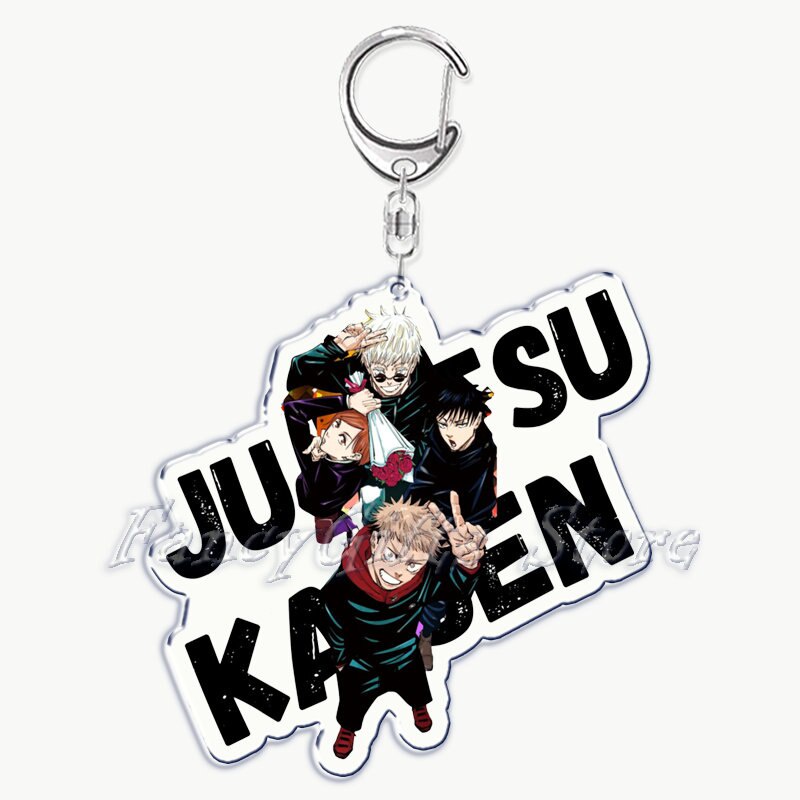 Móc khoá Jujutsu Kaisen 2nd Season Keychain for Women Accessories Gojo Satoru Sukuna Nobara Acrylic Phụ kiện trang trí