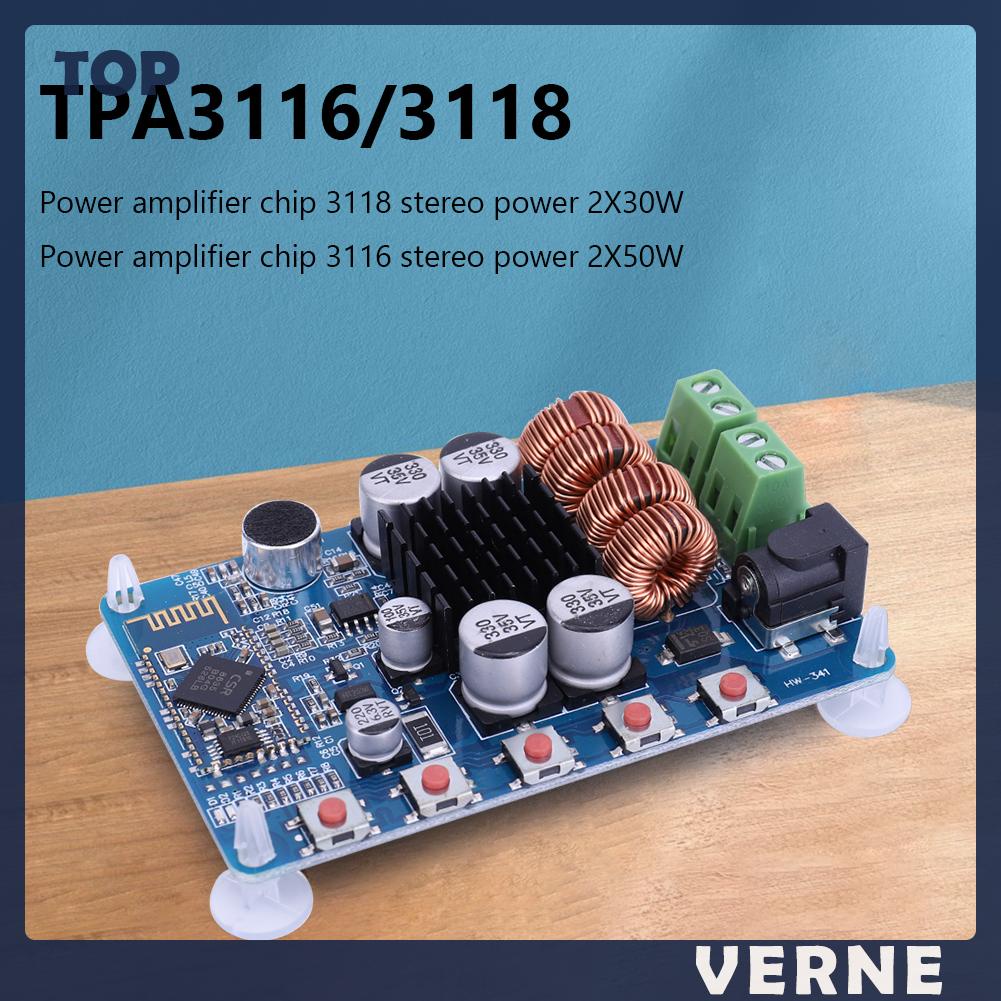 Bảng Mạch Khuếch Đại Âm Thanh bluetooth 4.0 tpa3116 / 3118 2x50w