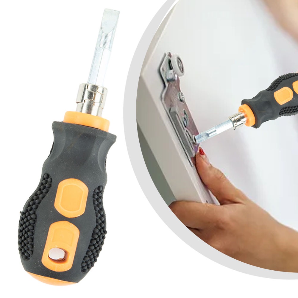 1 Tua Vít Kim Loại + Cao Su Cầm Tay Đa Năng