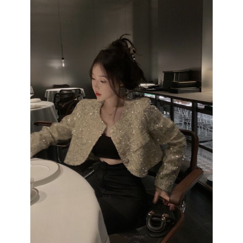 Áo Khoác Ngắn Phong Cách Thời Trang Thu Đông 2023 Mới