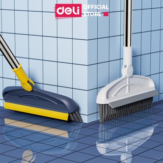 Cây Chà Sàn Tắm Chổi Cọ Sàn Và Gạt Nước 2 Trong 1 DELI - Cây Cọ Nhà Vệ Sinh, Phòng Tắm, Góc, Khe Hẹp