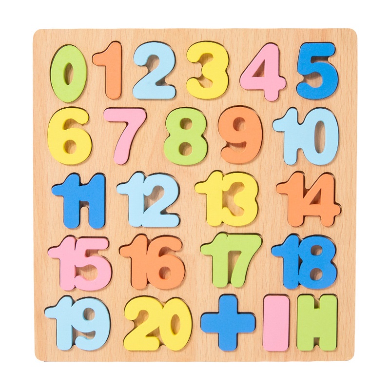 Jigsaw Bộ Đồ Chơi Xếp Hình Giáo Dục Sớm Cho Bé montessori