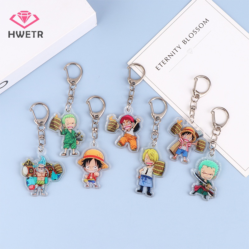 Hwtr Móc Khóa Điện Thoại Bằng acrylic Hình Nhân Vật luffy Trong Phim Hoạt Hình peripheral Mới