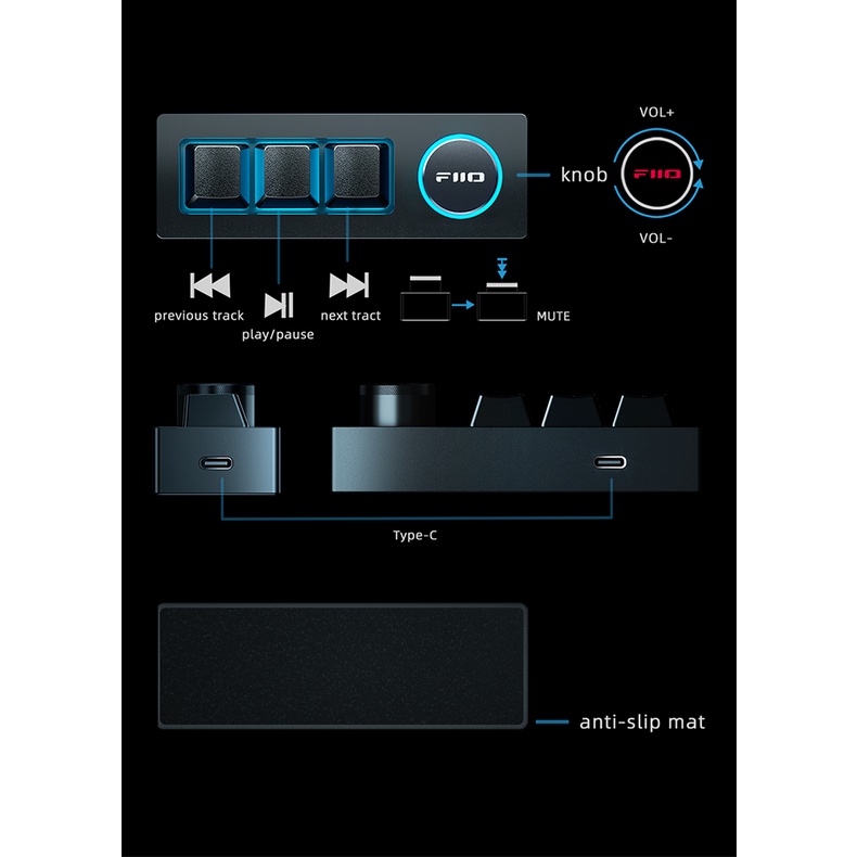 Fiio Bàn Phím Cơ kb1 kb1k Có Nhạc Chất Lượng Cao