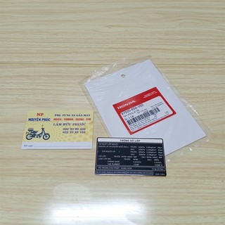 Tem thông số lốp ab 2016 zin 87505k66ve0