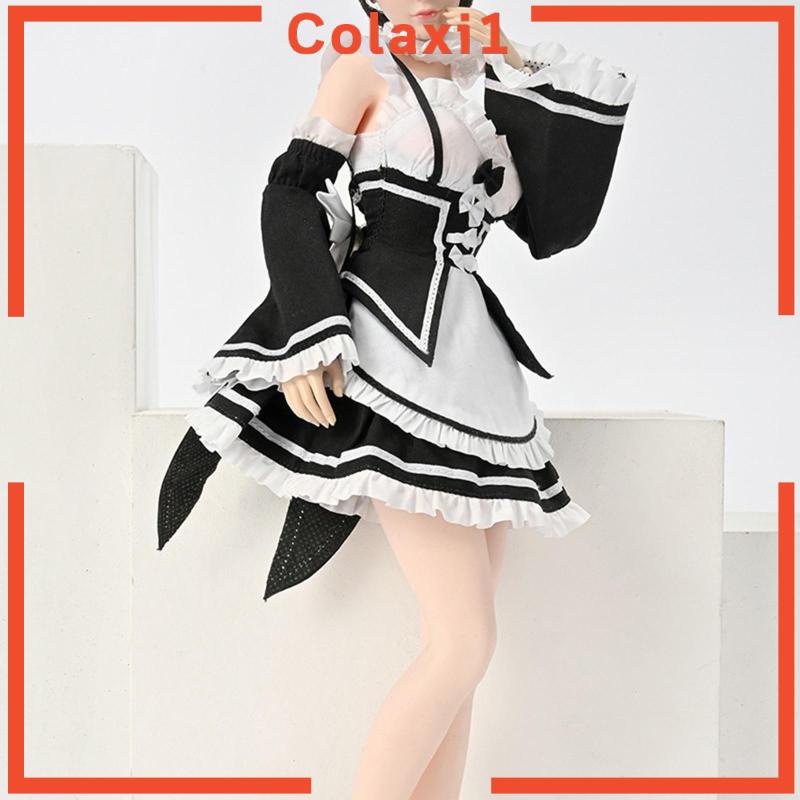 Bộ Trang Phục Hóa Trang Cô Hầu Gái Tỉ Lệ 1 / 6 Cho Búp Bê 12 inch