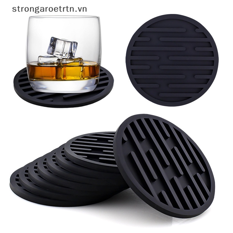 Đế Lót Ly silicone Chịu Nhiệt Chống Trượt Hình Tròn