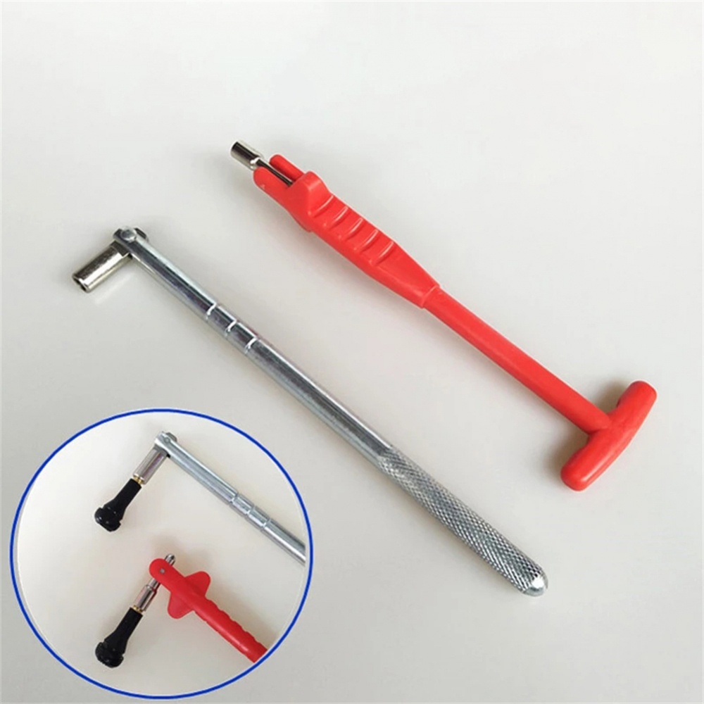 1 Dụng Cụ Tháo Van Bánh Xe Hơi Bằng Nhựa Và Kim Loại