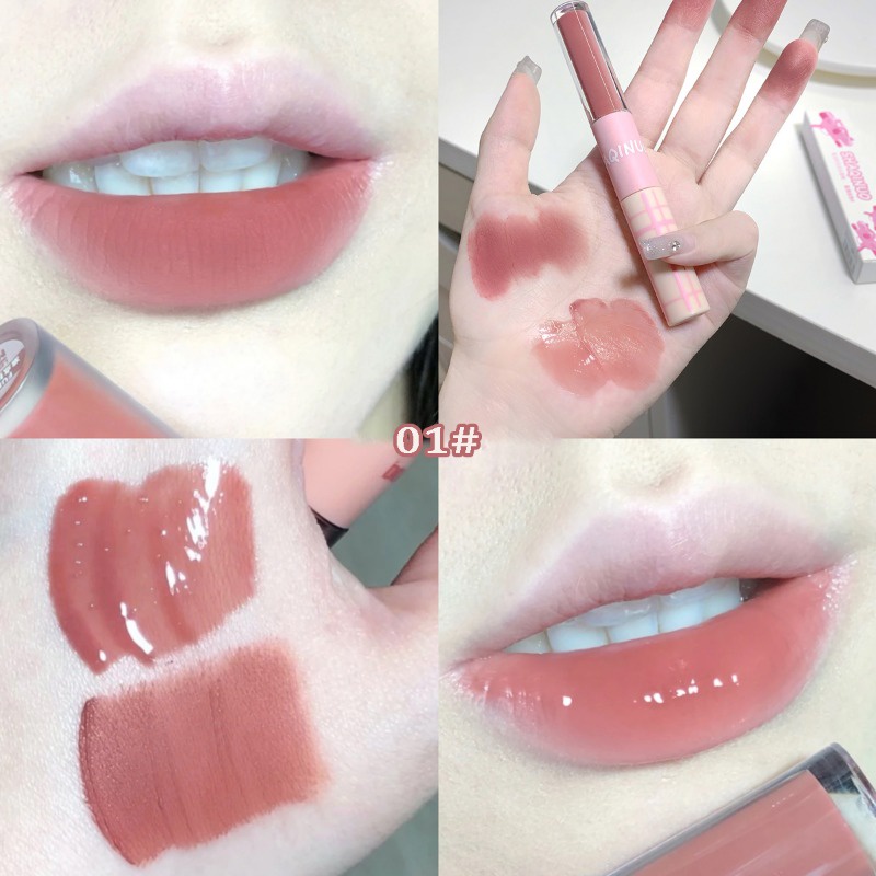 Son Môi Hai Đầu Cho Màu Nhung Lì Kháng Nước Lâu Trôi Không Phai Và Dưỡng Ẩm Môi