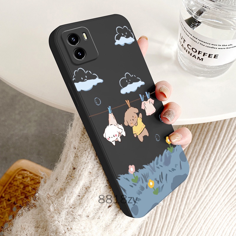 Ốp lưng vivo y15s y15a Ốp Điện Thoại tpu silicone Mềm Chống Rơi Vỡ In Hình Dễ Thương Kèm Dây Đeo Cho vivo y15s y15a