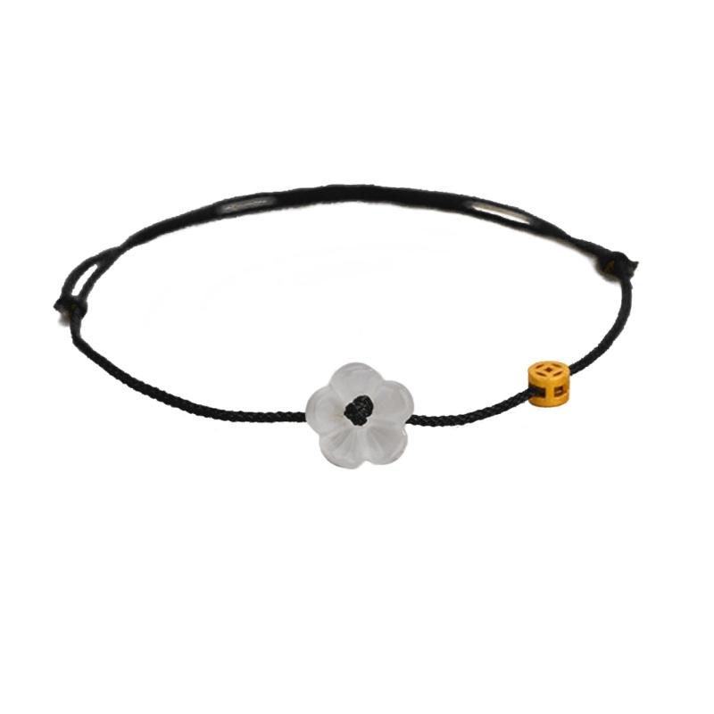 King Vòng Đeo Tay May Mắn Đính Hạt Phối Tua Rua Phong Cách Dân Tộc Trung Hoa