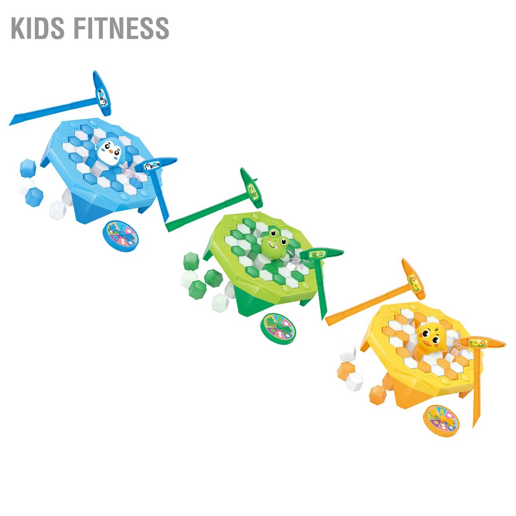 Kids Fitness Trò chơi Baby Trap Break Ice tương tác Hình động vật Block Knock Breaking cho trẻ mới biết đi dành em