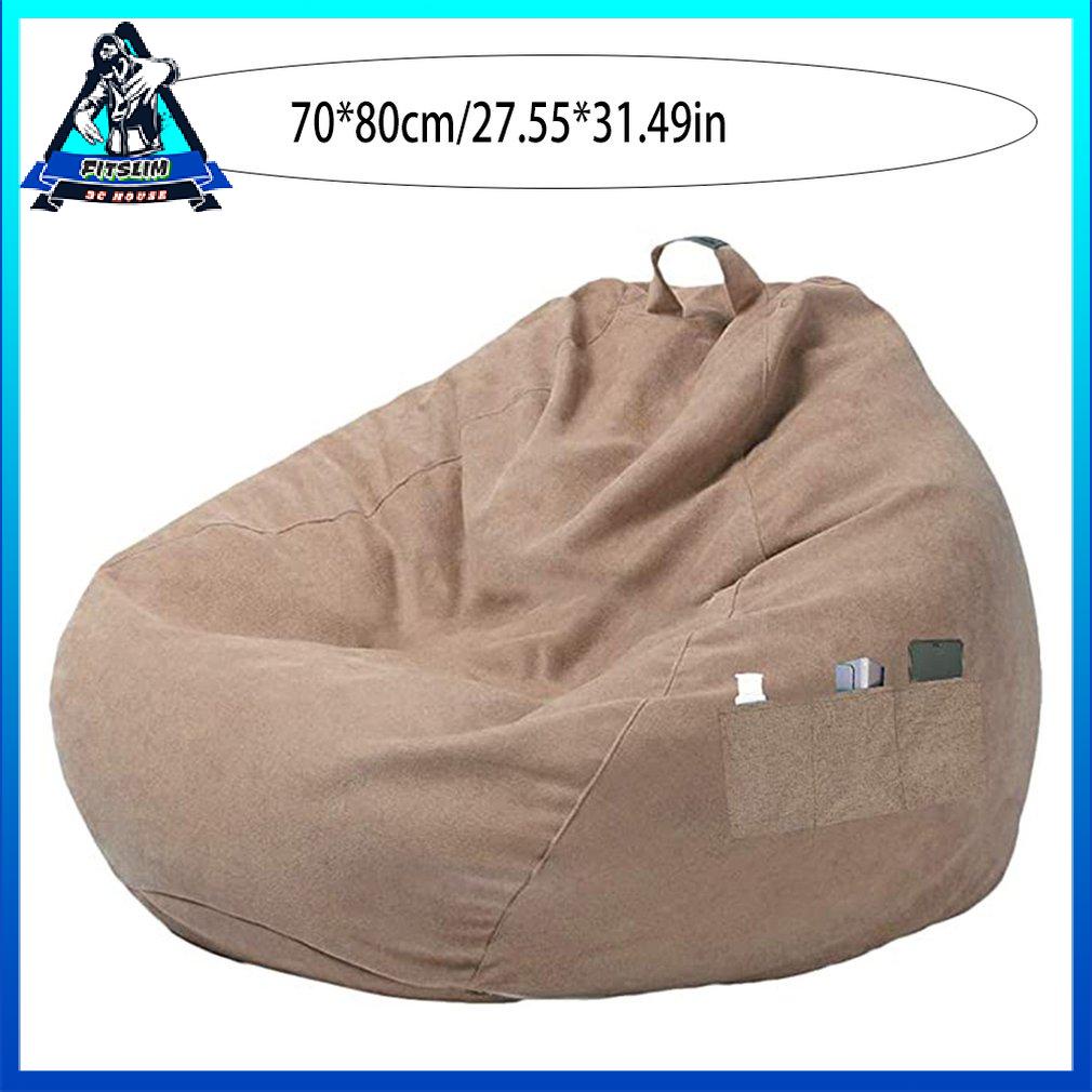 Simple Style Ordinary Bean Bag Sofa Cover Chair Couch