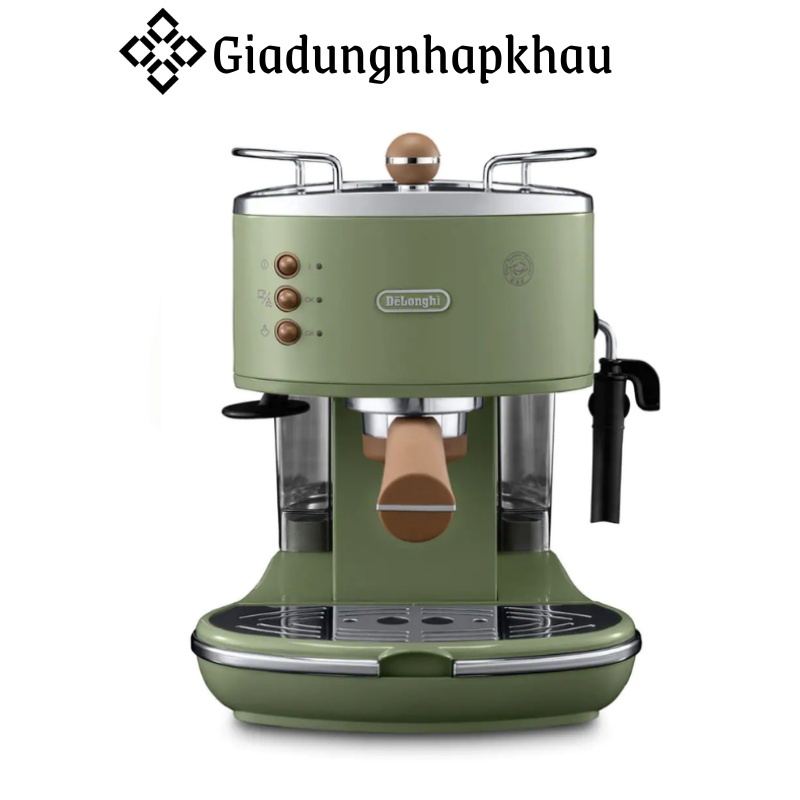 Máy Pha Cà Phê DELONGHI ICONA ECO 311.R, Máy Pha Cà Phê, Espresso, Cappuccino, Nhập Đức, BH 12 Tháng, giadungnhapkhau19