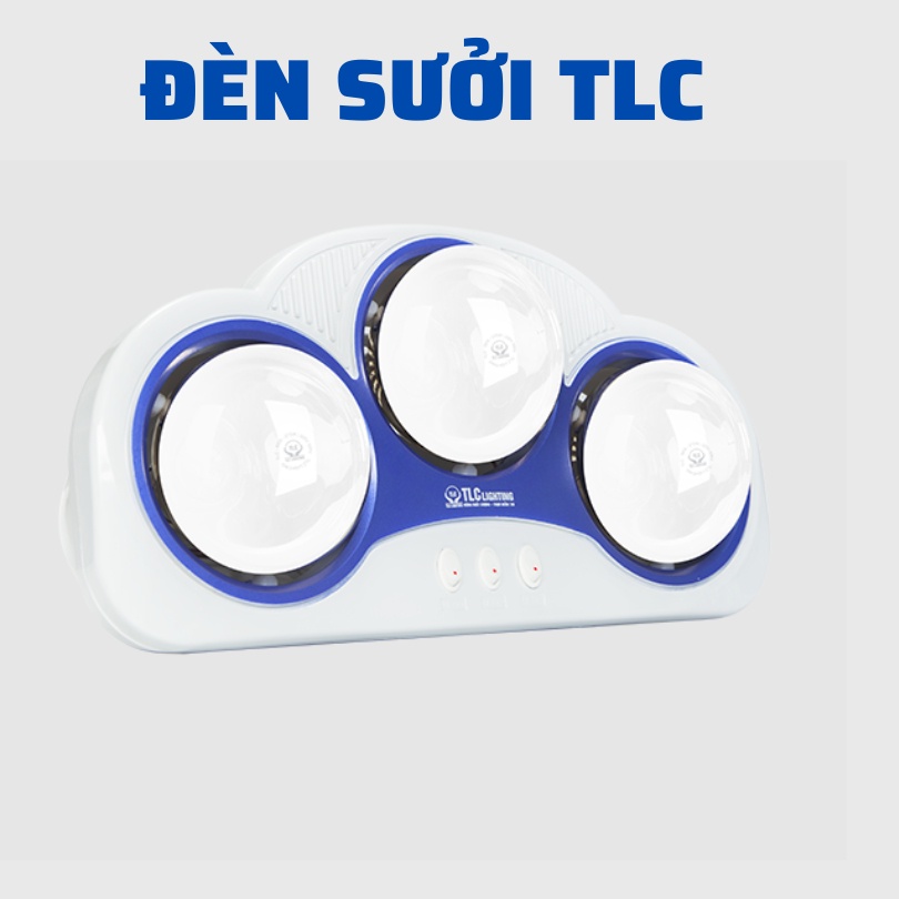 Đèn sưởi nhà tắm ba bóng trắng – Bảo hành chính hãng TLC