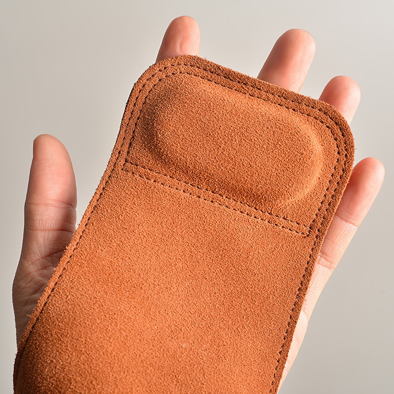 Găng Tay Da Bò Chống Trượt Hỗ Trợ Nâng Tạ Tập Thể Hình