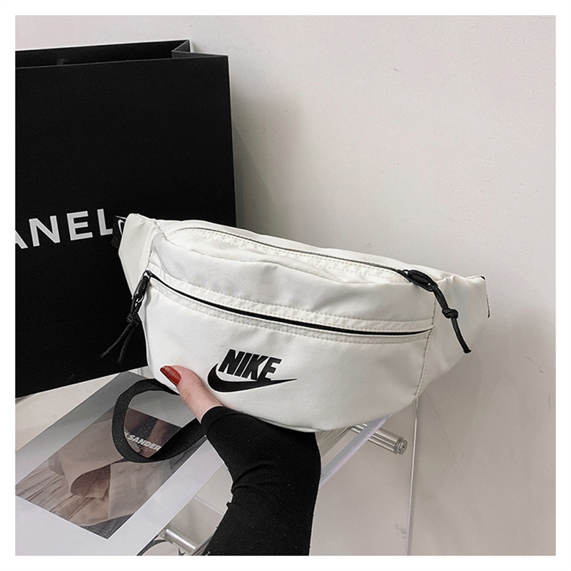 Nike Túi Đeo Chéo canvas Khóa Kéo Siêu Nhẹ Chống Trộm Thời Trang Cho Nữ