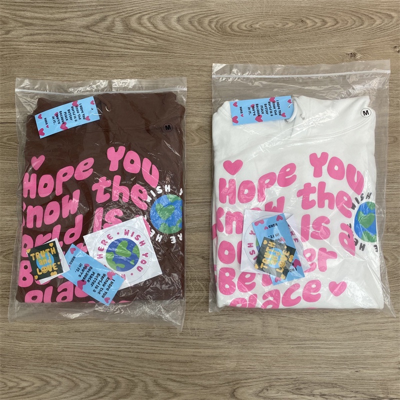 GQVE send stickers ~ Korean fashion brand noko full printed letters wide oversize wind hooded sweater bf men and women