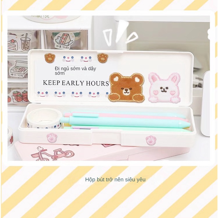 Miếng Dán Ủi Vá Quần Áo Đa Năng Thêu Hình Thỏ Gấu Dễ Thương