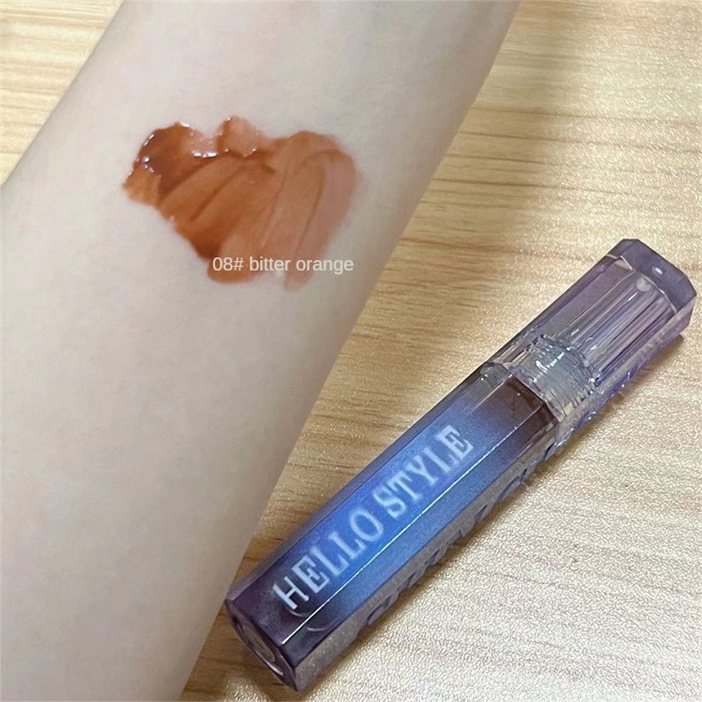 Gương Môi Men Pha Lê Thạch Son Bóng Sáng Bóng Trong Suốt Dưỡng Ẩm Long Lanh Son Môi Dạng Lỏng Đựng Mỹ Phẩm JULYSTAR
