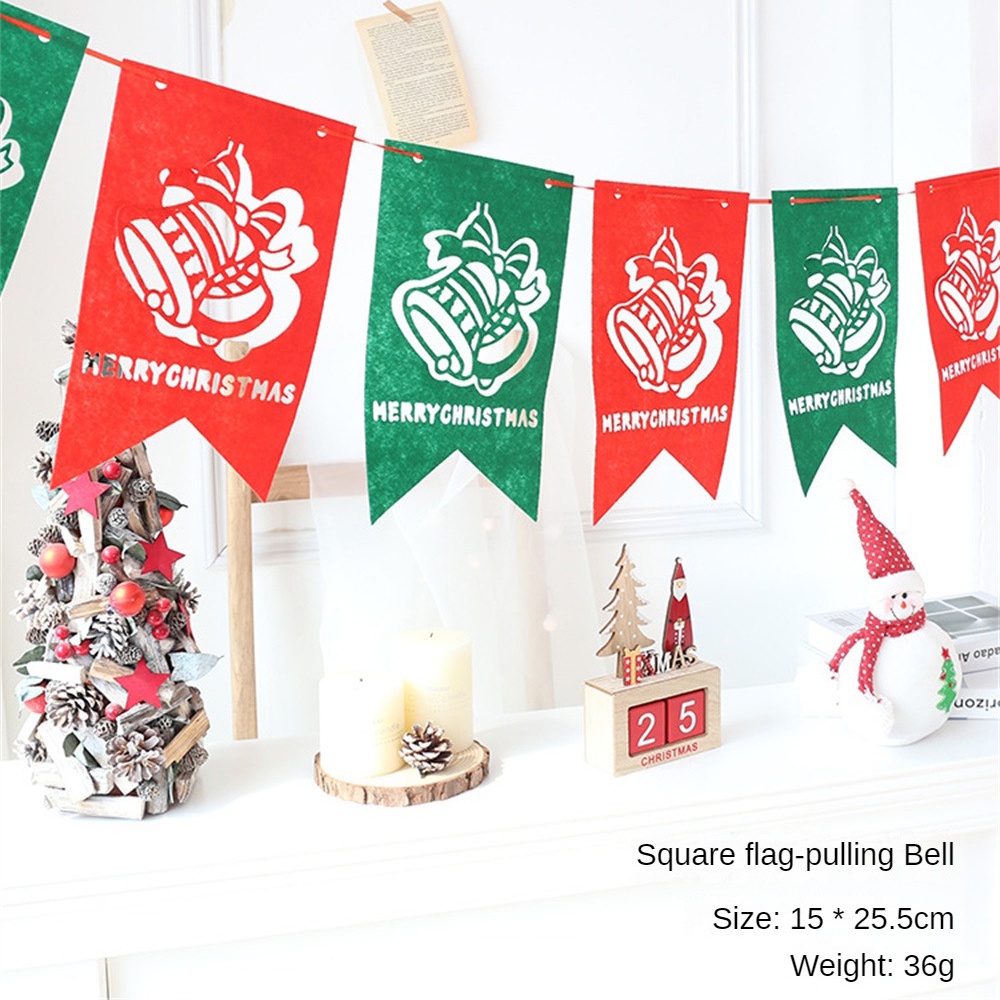 Cờ Giáng Sinh Treo Đồ Trang Trí Cây Thông Noel Sáng Tạo Không Khí Cảnh Trang Trí Đồ Trang Trí Nhỏ Vớ Giáng Sinh Mặt Dây Chuyền