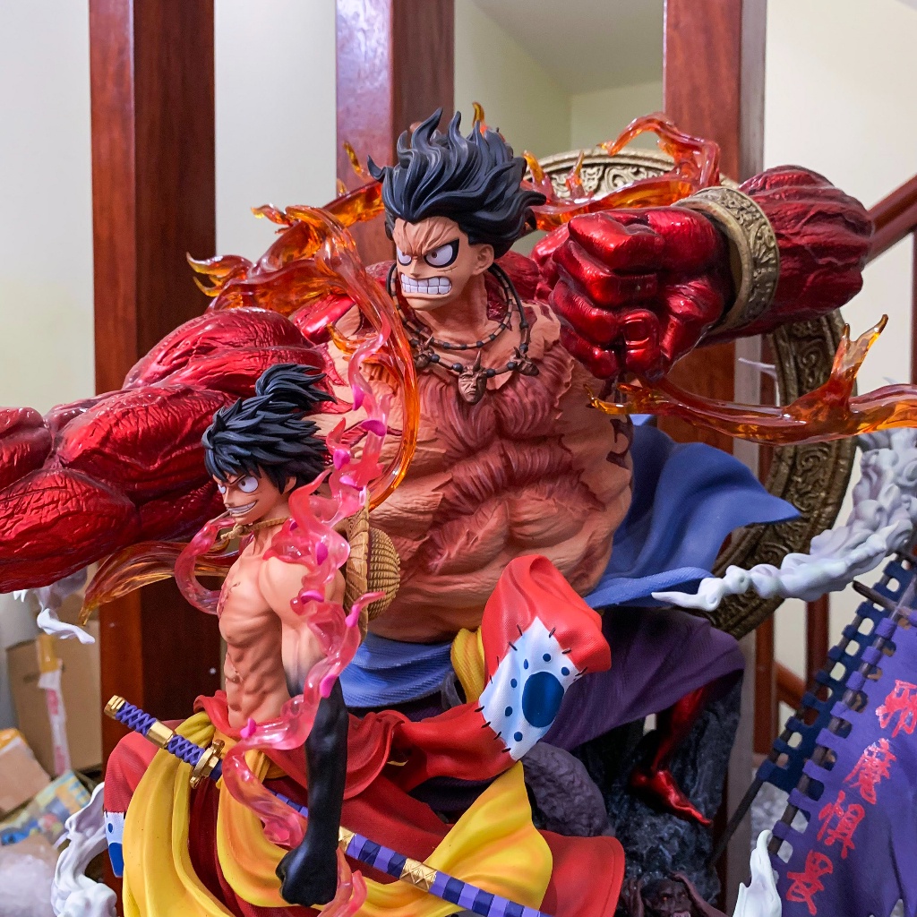 Mô hình luffy gear 4 siêu khủng - one piece