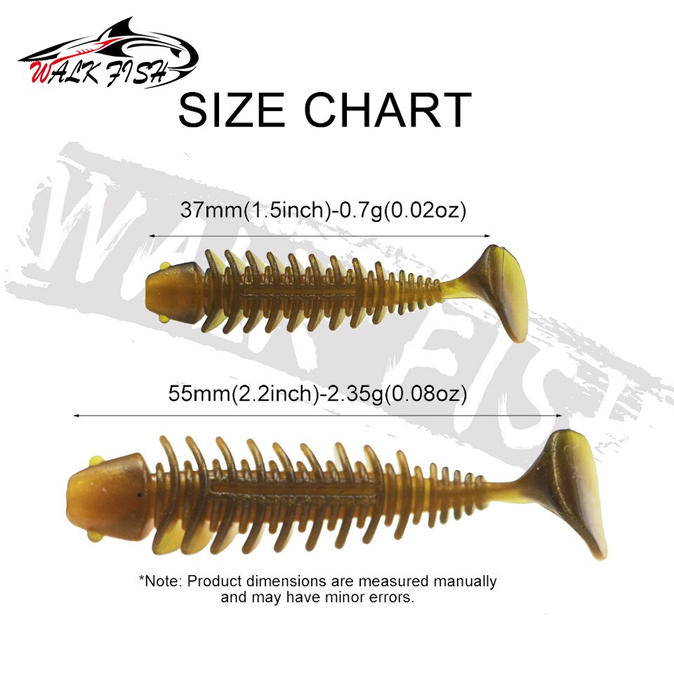 Set 10 Mồi Giả Mềm Thu Hút Câu Cá Hiệu Quả 37mm / 55mm 45mm 60mm