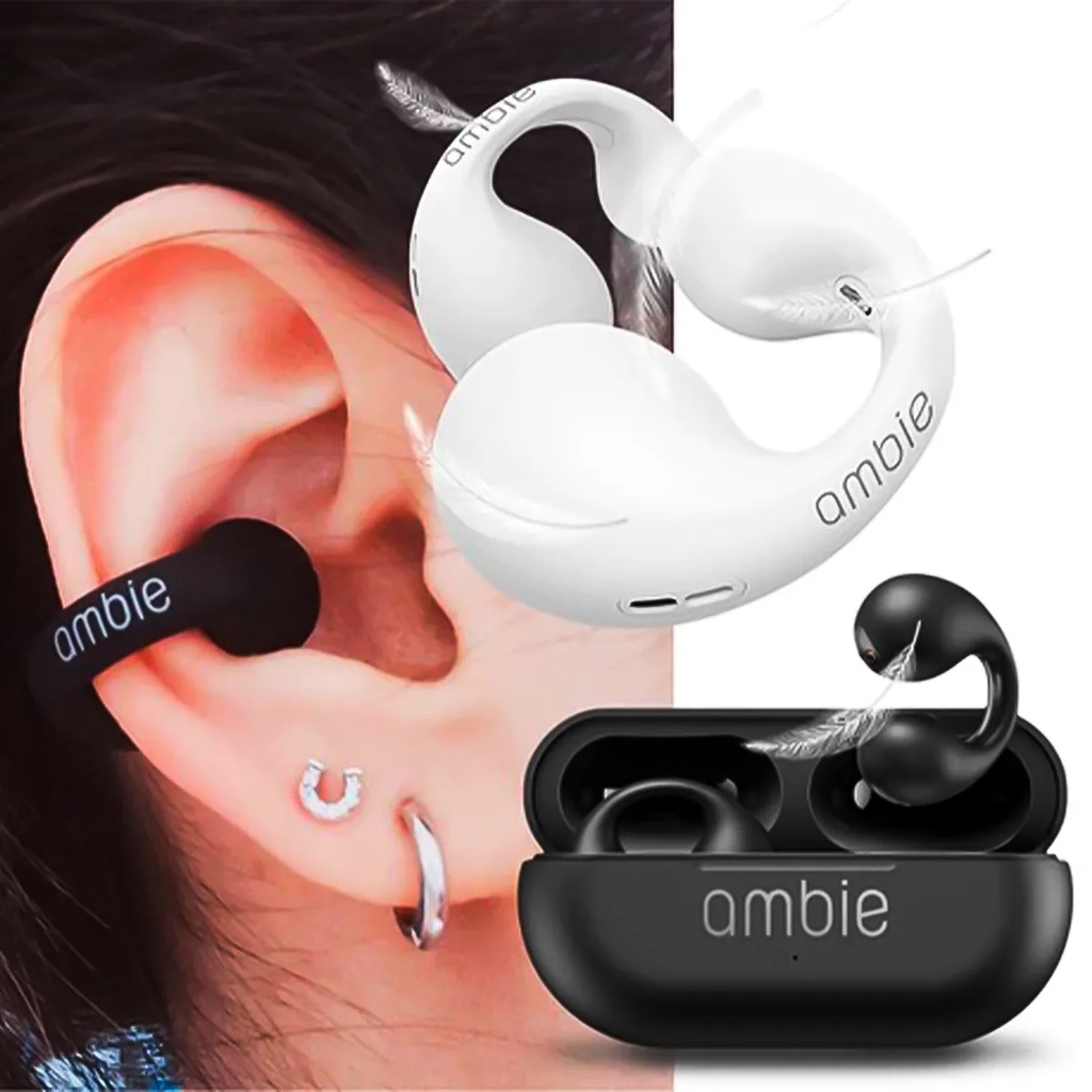 Mới Tai Nghe Ambie Nhét Tai bluetooth Không Dây Âm Thanh hifi stereo tws