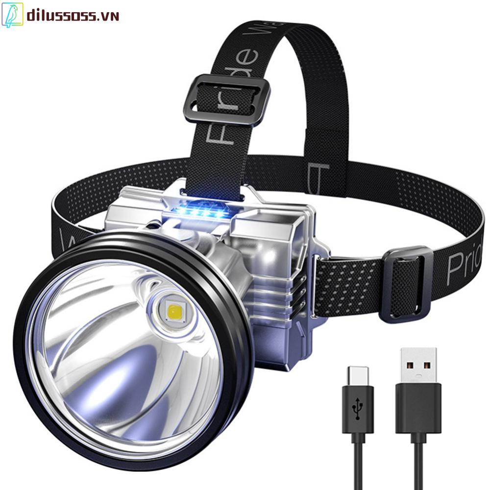 Đèn Pin Đội Đầu Chống Thấm Nước ipx4 Tiện Dụng Khi Đi Cắm Trại