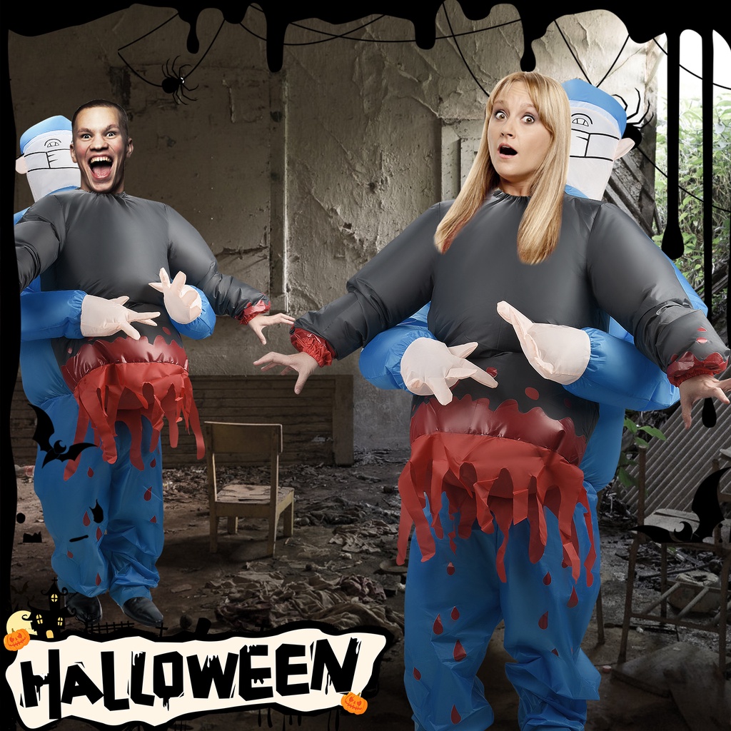 Bộ Đồ Bơm Hơi Hóa Trang halloween Kinh Dị Cho Nam Và Nữ