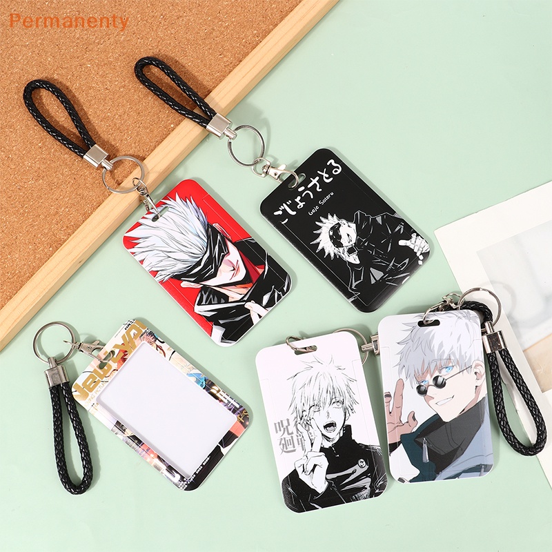 Ví Đựng Thẻ id / Móc Khóa Hình anime jujutsu kaisen gojou satoru inumaki toge itadori Yuji