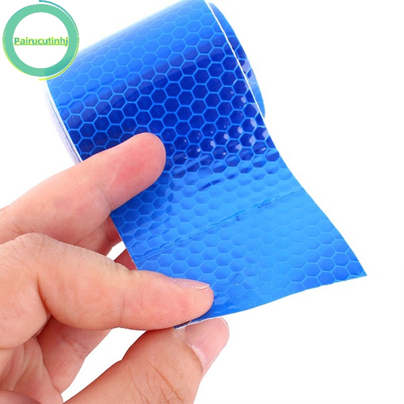Cuộn Băng Keo Phản Quang 1m * 5cm Cảnh Báo An Toàn Cho Xe Hơi / Xe Tải