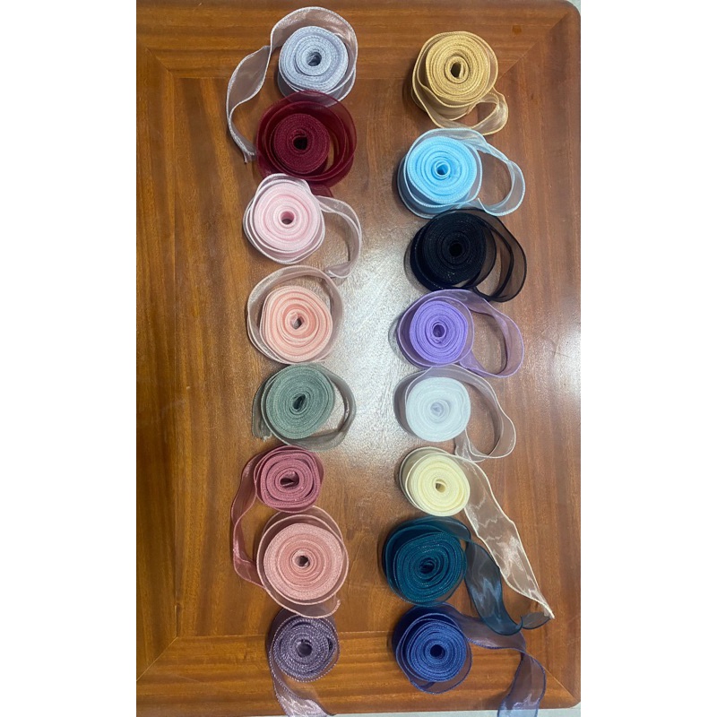 Ruy băng voan viền sóng biển - bản 4cm*10y