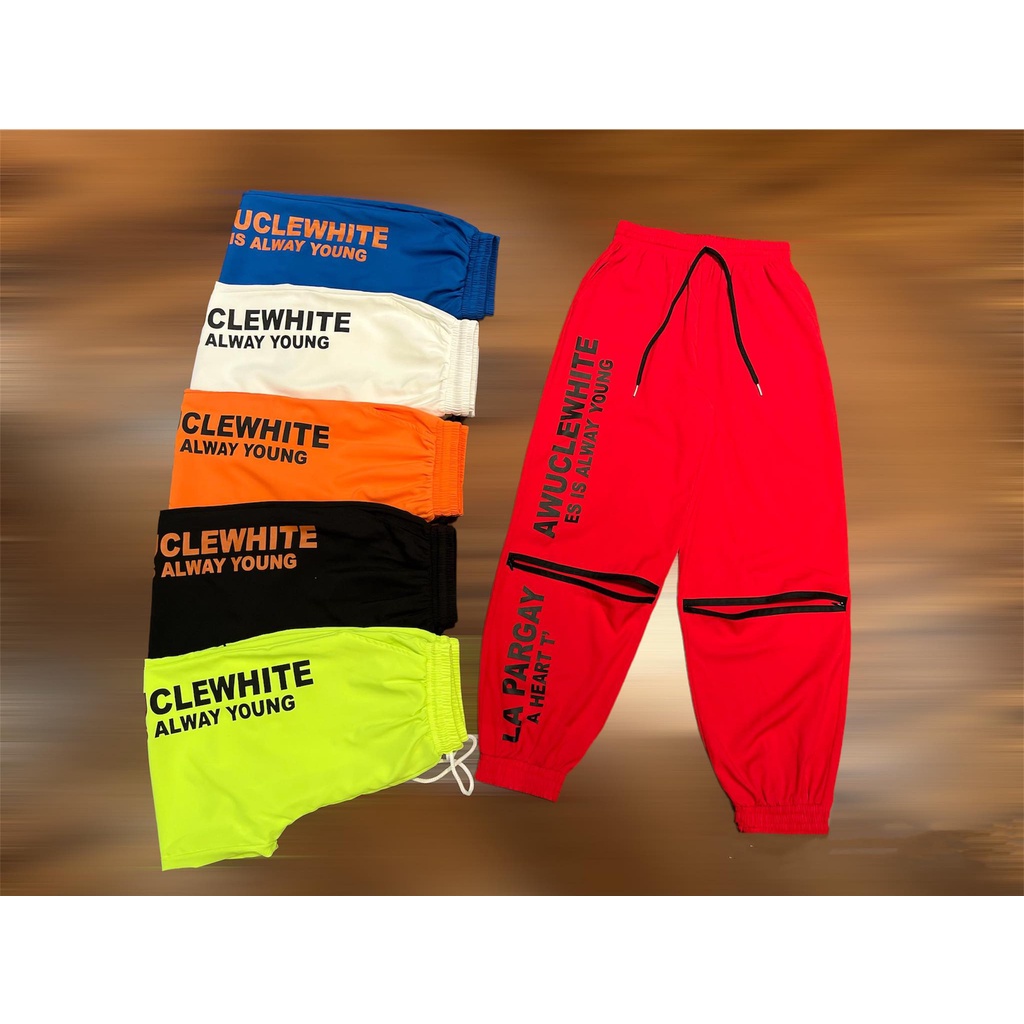 Quần jogger chất xi gió tập gym yoga zumba nhảy hiphop nhảy aerobic nhảy dân vũ đồng phục nhóm