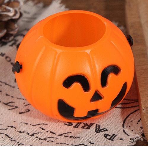 Giỏ bí ngô xin kẹo halloween không đèn nhạc - Đèn lồng bí ngô