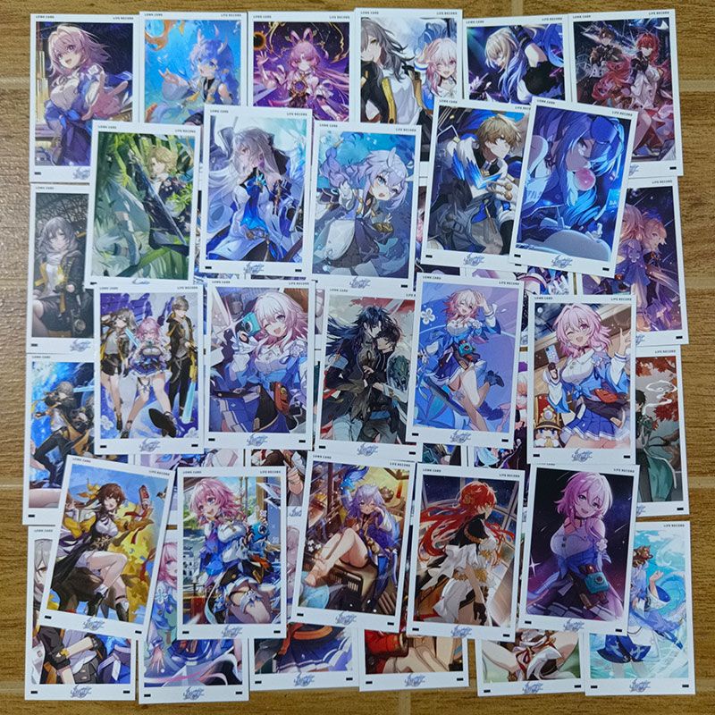 Honkai Star Rail HSR - Card bo góc Red Carpet Thẻ Ảnh lomo Hình Nhóm Nhạc seven princess stop yundan heng