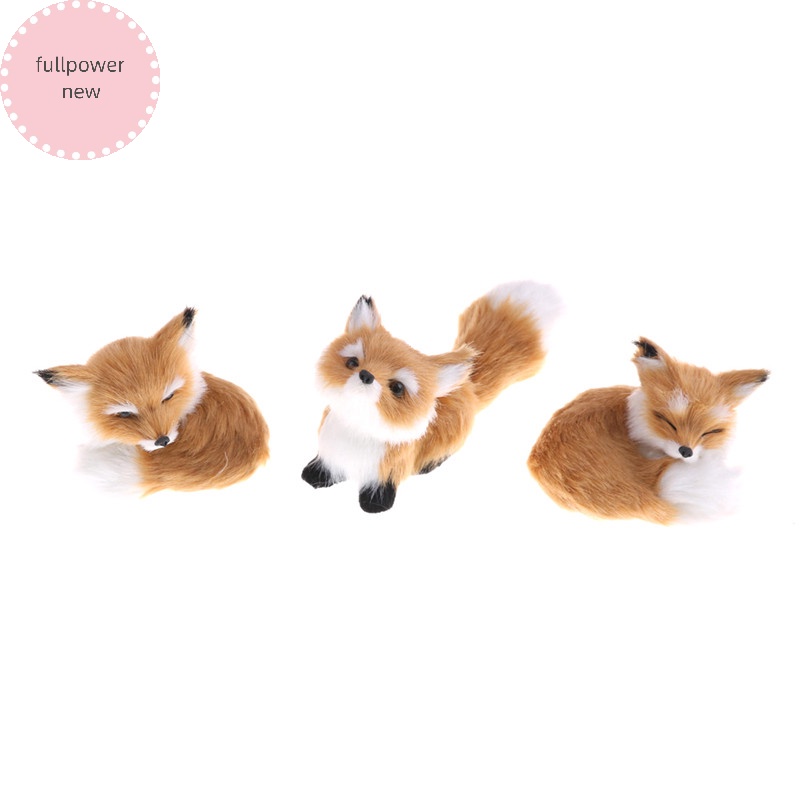 Fullpowernew Mô Hình Cáo Giả Bằng poly Đồ Chơi Trang Trí Nội Thất