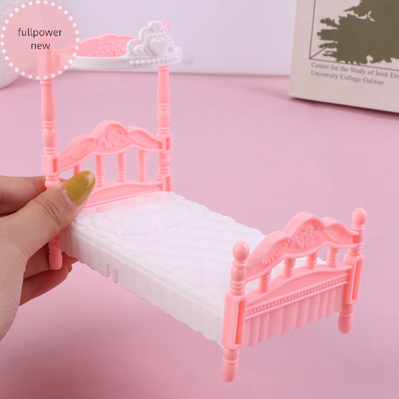 Giường Ngủ Mini fullpowernew Tỉ Lệ 1: 12 Trang Trí Nhà Búp Bê