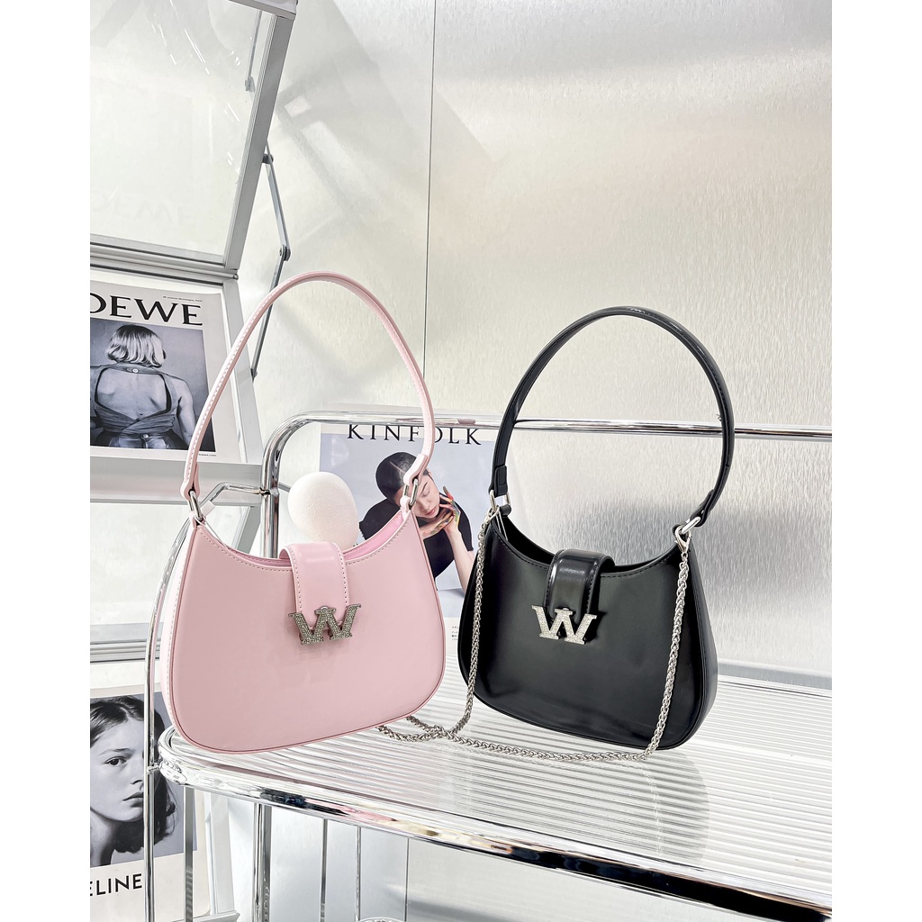 TÚI W ĐÍNH ĐÁ LỚN SIZE 21cm x 16cm - TX827261