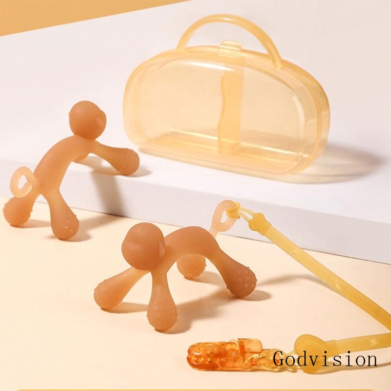 Bb Đồ Chơi Ngậm Mọc Răng Bằng silicone Mềm Mại Cho Bé Sơ Sinh