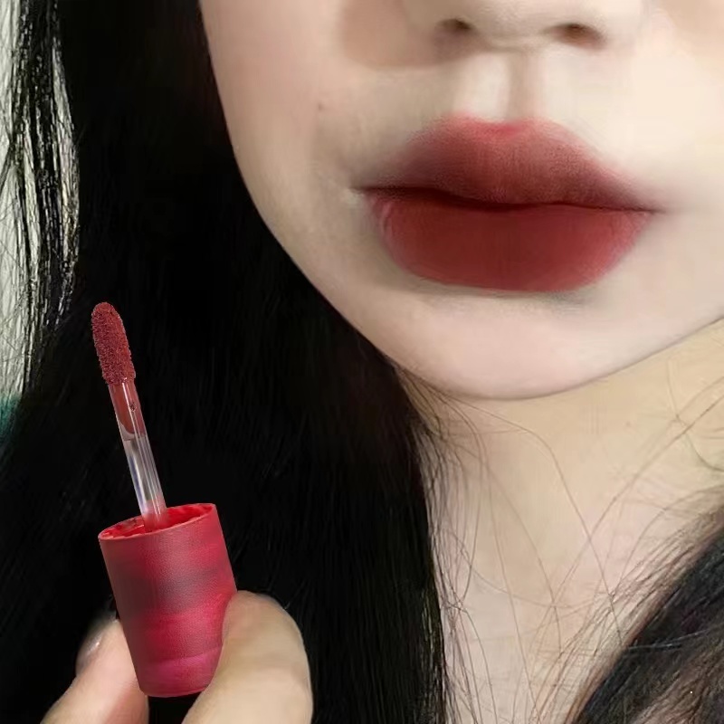 Pink Coco Son Môi Màu Lì Chống Nước Lâu Trôi Không Dễ Dính Cốc Tự Nhiên Hình Hoa Hồng