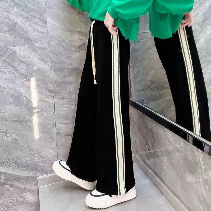 IQ Angel  Quần ống rộng Dáng Suông Phong Cách Hàn Quốc Cho Bé Gái