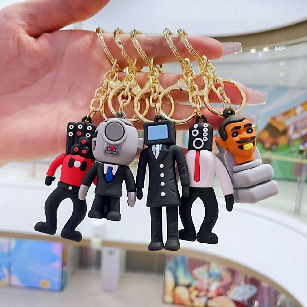 Shanhai Móc Khóa Hình Búp Bê Nam skibidi bop bop skibidi man skibidi Hoạt Hình Sáng Tạo